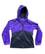 Colombia Hooded Raincoat Slicker Windbreaker Jacket Lavender Purple Girl... - $271.31 MXN