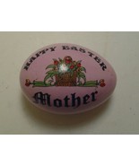 Happy Easter Mother Pink Egg Decoration - $4.24