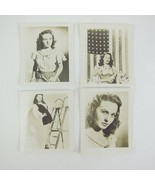 Jeanne Craine Photographs Lot of 4 Hollywood Actress American Flag Vinta... - £19.97 GBP