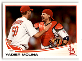 2013 Topps #4 Yadier Molina NM Near Mint Cardinals ID:63650 - £1.34 GBP