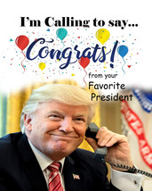 Donald Trump Congratulations Card - $3.50