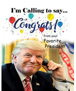 Donald Trump Congratulations Card - $4.80 CAD