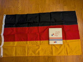 West Germany National Dura-Lite Nylon Flag 3 x 5 ft Brass Eyelet Dettra ... - $46.76