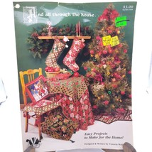 Vintage Craft Patterns, And All Through the House, Christmas Holiday Des... - £45.24 GBP