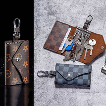 Classic Patterned Leather Key Holder - $10.50