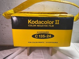 Vintage Kodak Kodacolor II Film Yellow Vinyl Insulated Cooler Bag with Handles - £21.65 GBP