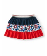 Celebrate Patriotic Girls Tiered Skort Size 3T Red White Blue Stars NEW - £7.72 GBP