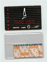 Paris Visite Ticket and Brochure in Plastic Sleeve France - £13.95 GBP