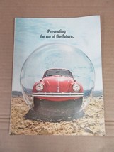 Vintage Volkswagen Beetle Presenting The Car Of The Future Dealer Brochu... - $92.36