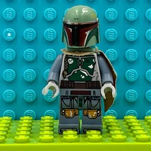 Lego Star Wars Boba Fett Minifigure Figure Jabba&#39;s Sail Barge Helmet Cape - $22.99