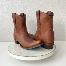 Lane EMMA JANE Womens Cowboy Bootie 7.5 Brown Western Cowgirl Short Ankl... - $123.75