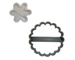 Snowflake Linzer Jam Filled Cookies Set Of 2 Cookie Cutters USA PR1858 - £3.13 GBP
