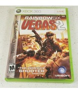 Tom Clancy&#39;s Rainbow Six: Vegas 2 (Microsoft Xbox 360, 2008) Complete Te... - $10.32