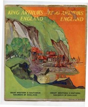 King Arthur&#39;s England Brochure Great Western &amp; Southern Railways of Engl... - $87.12