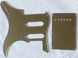 Guitar Pickguard for Yamaha Pacifica 112V+Backplate Style,1 Ply Acrylic Gold - £20.39 GBP