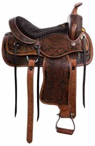 ANTIQUESADDLE Premium Leather Western Walking Horse Saddle Size 12&quot; To 18&quot; - £422.69 GBP