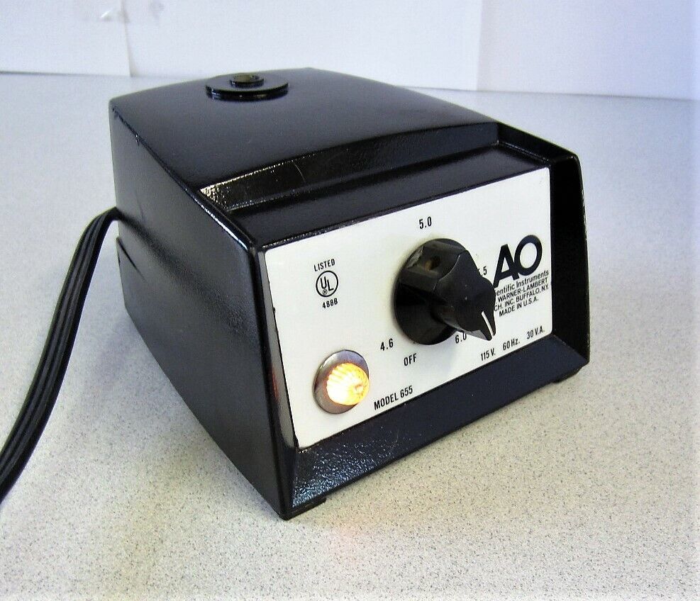 Ao Scientific Instruments 655 Variable Light Source Power Supply 0-6V ...
