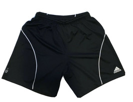 Boys Adidas Solid Black  Athletic Shorts Size L - £9.59 GBP