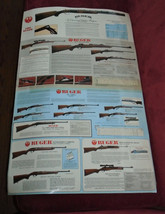 1982 Ruger Fold Out Poster Catalog Brochure Revolvers &amp; Rifles Laminated... - £11.65 GBP