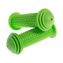PROMETHEUS Kids Bike Grips 1 Pair in green | Bicycle Handlebar Grips wit... - £33.90 GBP