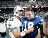 PEYTON MANNING &amp; DAN MARINO 8X10 PHOTO INDIANAPOLIS COLTS FOOTBALL DOLPHINS - $4.94