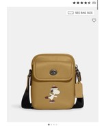 COACH CE613 X Peanuts Heritage Crossbody With Snoopy Motif NWT - £111.05 GBP