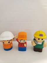 Mega Bloks Figures People Construction Workers Bag 4 - $15.00