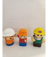 Mega Bloks Figures People Construction Workers Bag 4 - $20.51 CAD