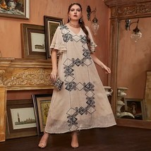 TOLEEN Plus Size Long Maxi Oversized Dresses Elegant Party 2023 Summer Large Wom - £96.93 GBP