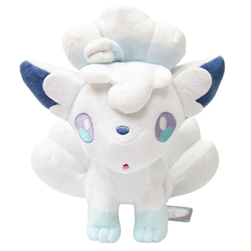 Alola Ice Vulpix Plush Toys Japan Anime Animal Pokemon Elf Soft Plush Stuffed - £16.69 GBP+