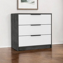 28" White and Gray Three Drawer Dresser - $314.49