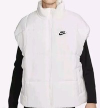 Nike Womans Sportswear Classic Puffer Therma-FIT Over Sized Vest FB7679-100 Med - £44.83 GBP