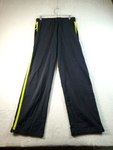 Zumba Yoga Pants Womens Size Medium Black Cotton Elastic Waist Logo Pull On - $19.29