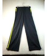 Zumba Yoga Pants Womens Size Medium Black Cotton Elastic Waist Logo Pull On - £12.13 GBP