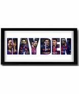 LIONEL MESSI Personalised Name Print Art Amazing Gift Ideas - $672.03 MXN