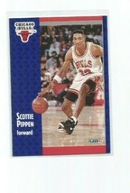 Scottie Pippen (Chicago Bulls) 1991-92 Fleer Card #33 - £2.38 GBP