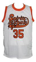 James Fly Williams #35 Spirits of St Louis Aba Basketball Jersey White Any Size image 4