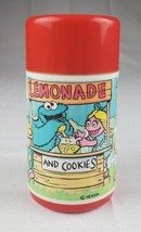Vintage Sesame Street Lemonade Stand Thermos by Aladdin  - £15.78 GBP