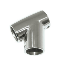 Stainless Steel Guardrail Fitting 1&quot; - 60 Degree Tee - $43.86
