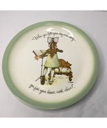 Holly Hobbie Collector plate Music Theme with Sleeping Cat American Gree... - $180.56 MXN
