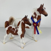 Breyer Reeves Model Horses Chubasco &amp; Caravelle Saddlebred Weanling Cham... - £47.47 GBP