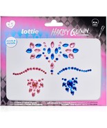 x Harley Quinn Face &amp; Body Gems in Pouts &amp; Pigtails, Easy-to-use self-Ad... - $244.42 MXN