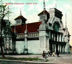 Mormon Tabernacle Ogden Utah UT UNP 1910s Vtg Postcard Gray News Co Pub O12 - £3.12 GBP