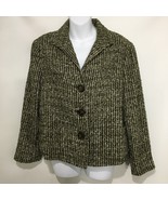 Lafayette 148 NY 14 Green Boucle Wool Blend Jacket Blazer - £80.49 GBP