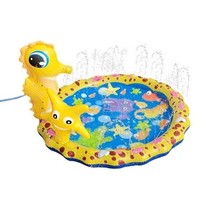3D Inflatable Seahorse Sprinkler Pad for Kids Outside Sprinkler Play Mat 38&quot; - £19.38 GBP