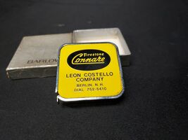 New Vintage Firestone Leon Costello Co. Berlin NH - Barlow Adv. Tape Mea... - $19.53