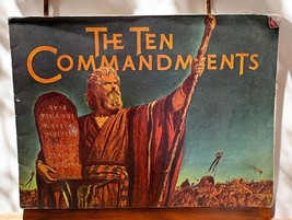 The Ten Commandments Vintage Souvenir Book By Cecil B. DeMille Arnold Friberg - £15.60 GBP