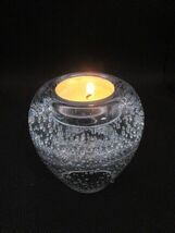 Royal Limited Crystal BUBBLE CONTROLLED CANDLE HOLDER VOTIVE 3 1/4 X 3&quot; - €29,70 EUR