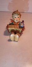 1939 Goebel Hummel Germany # 110/1 LET&#39;S SING Accordion Boy 3&quot; TMK6 - £9.72 GBP