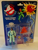 The Real Ghostbusters Winston Zeddemore &amp; Chomper Ghost Figure Set - £10.99 GBP
